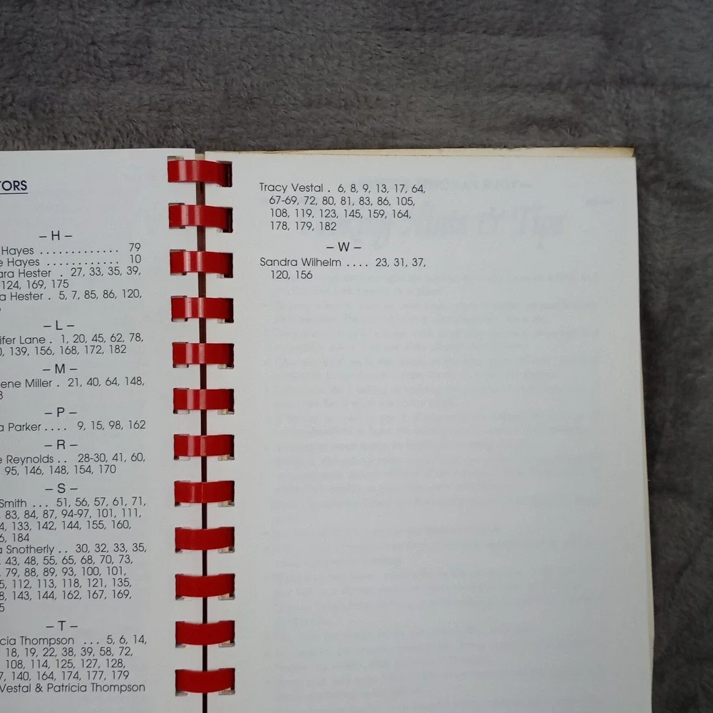 Grassy Creek United Methodist Church Cookbook State‎ Road, NC Spiral Vintage
